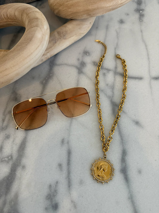 Love Coin Necklace