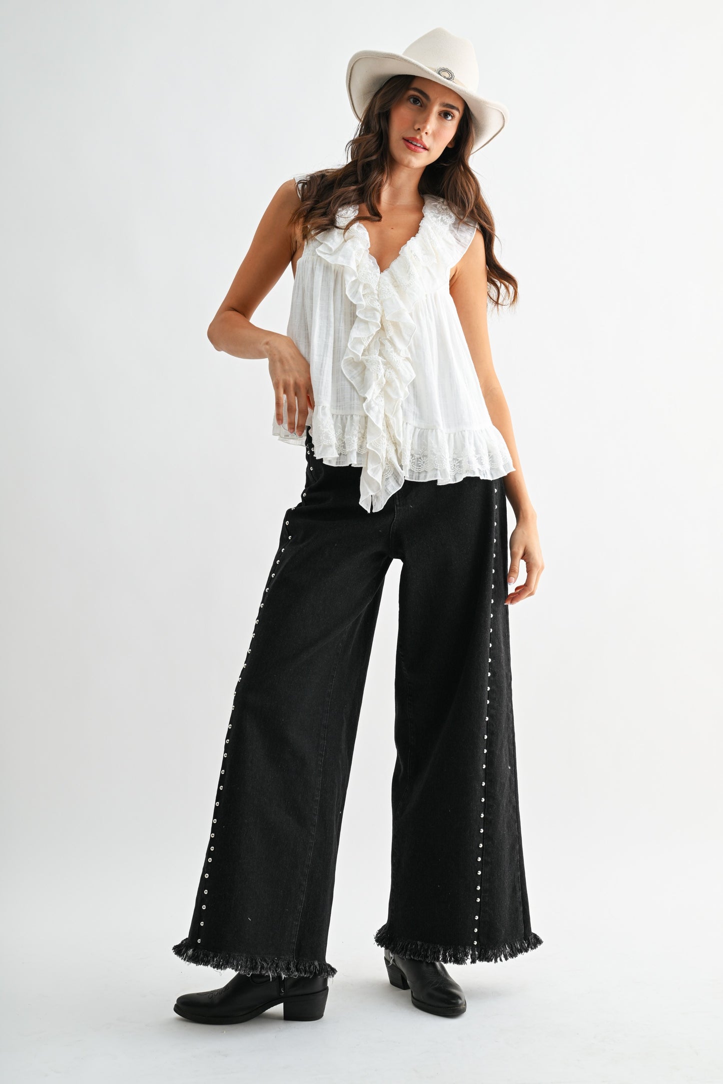 The Heirloom Ruffle Lace Top