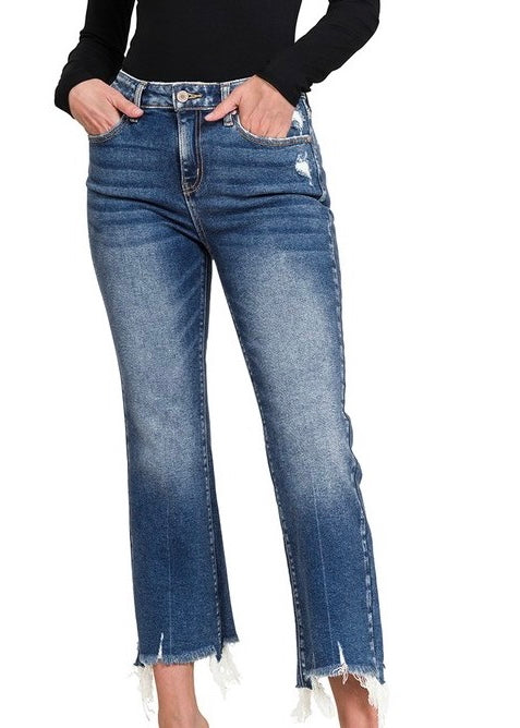 Jeans: Kick Crop Denim *BESTSELLER*