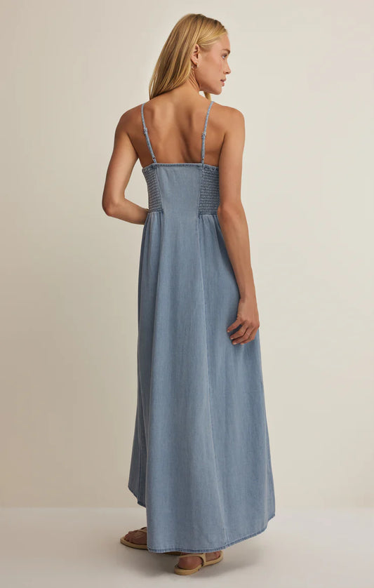 Z Supply: Angel Eyes Chambray Midi Dress