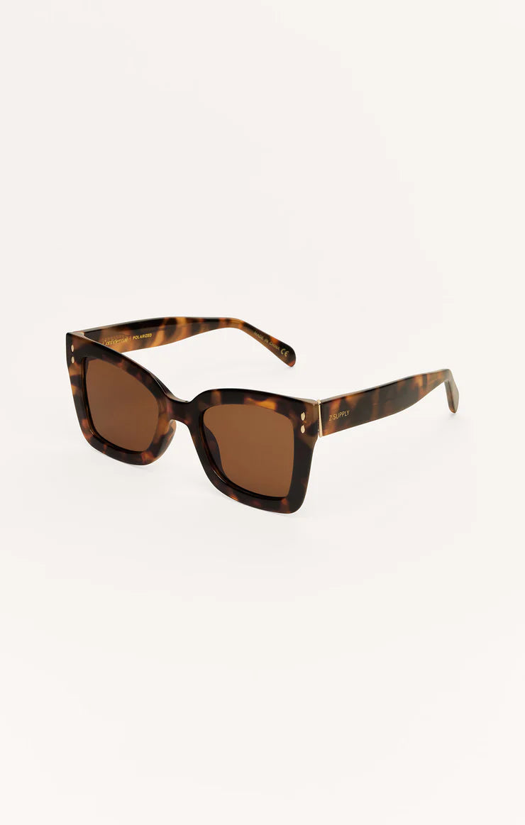Z Supply: Confidential Brown Tortoise-Brown - Charley's Boutique