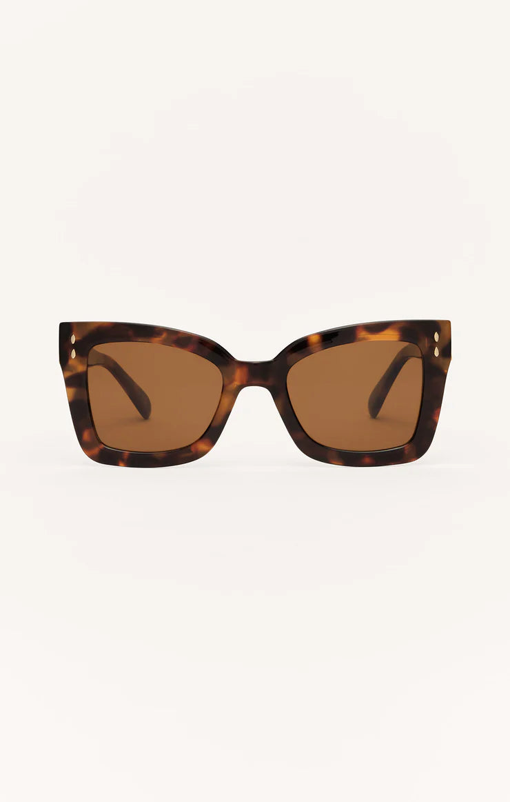 Z Supply: Confidential Brown Tortoise-Brown - Charley's Boutique