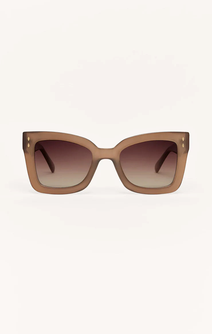 channel s twohappy USA産アルメリック Z Supply: Confidential Polarized Sunglasses Taupe