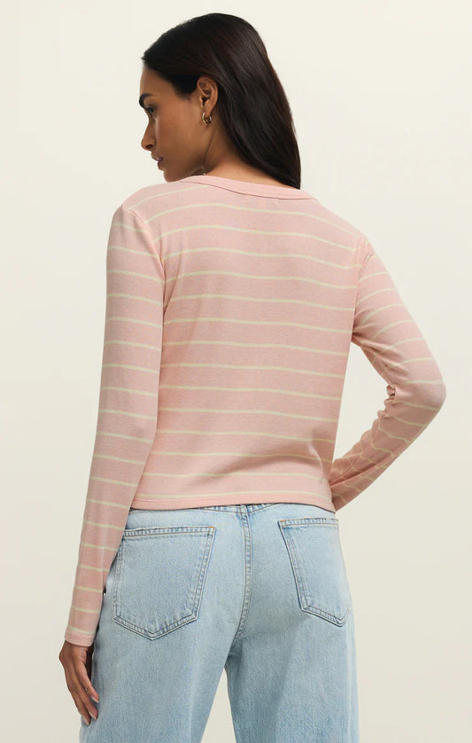 Z Supply: Ferris Striped Henley Top