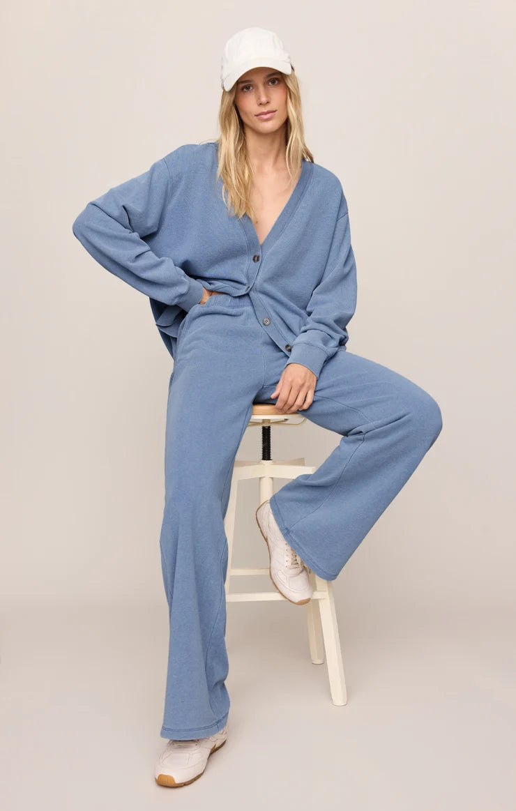 Z Supply: Dazed End Knit Denim Cardigan
