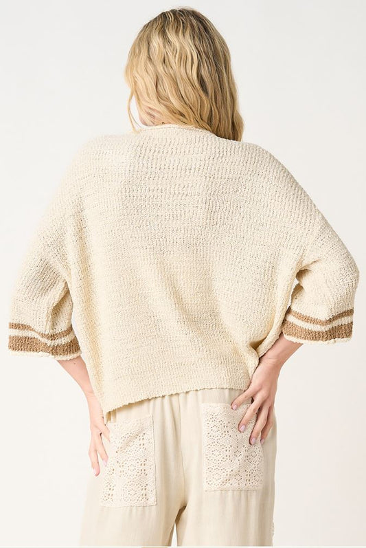 Seaside Sand Sweater Top