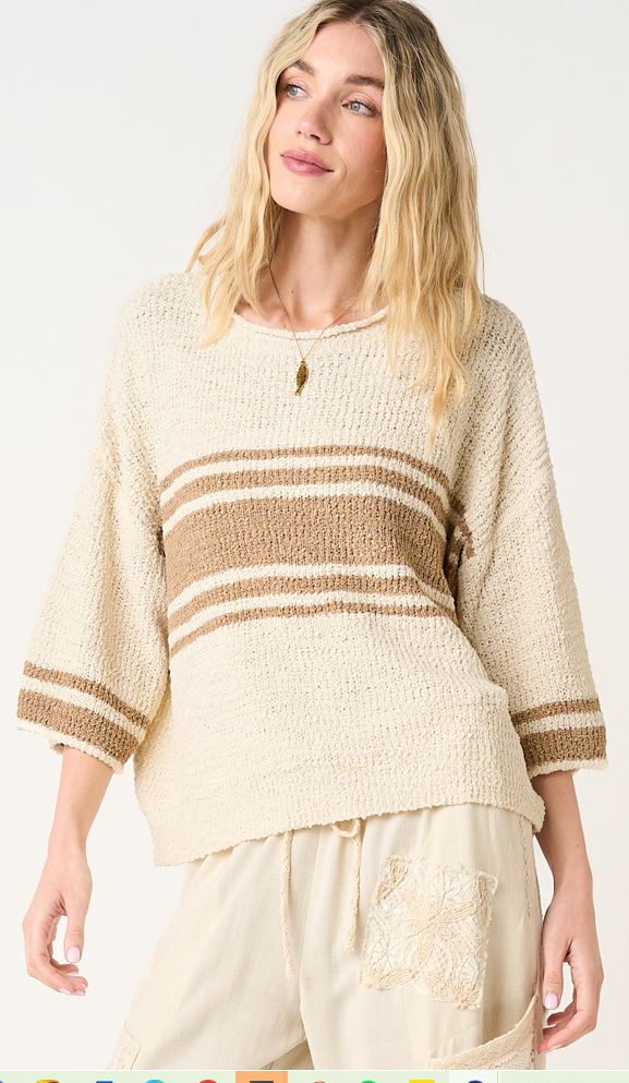 Seaside Sand Sweater Top