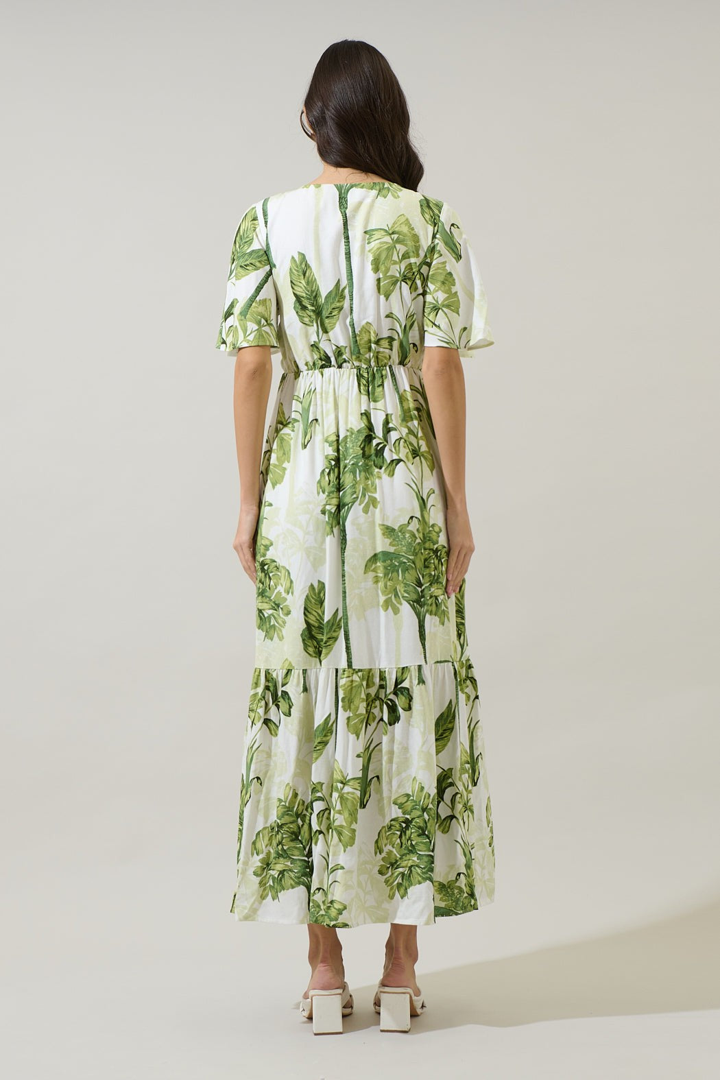 Tropical Flutter Maxi Dress