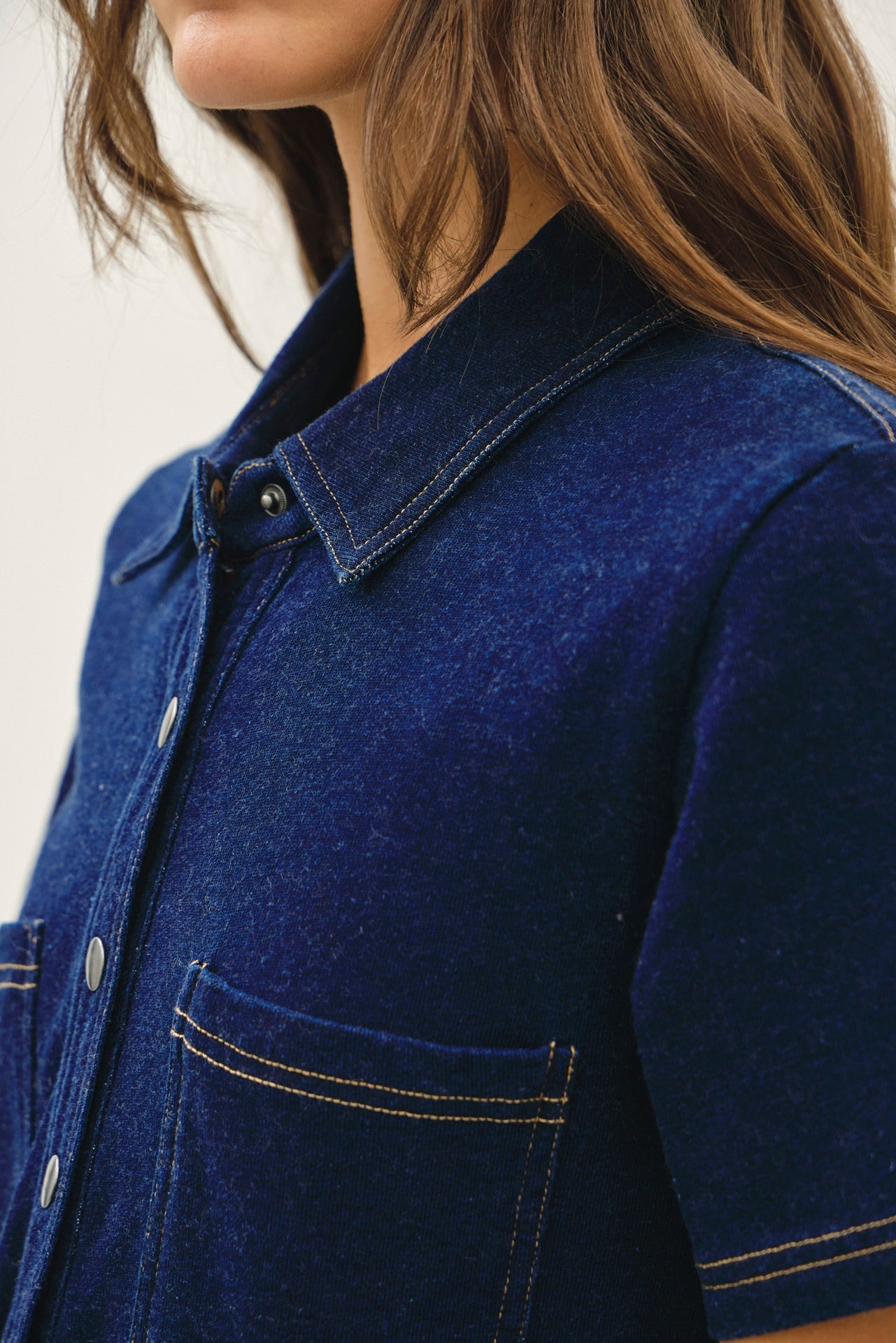 The Charley Stretch Denim Dress