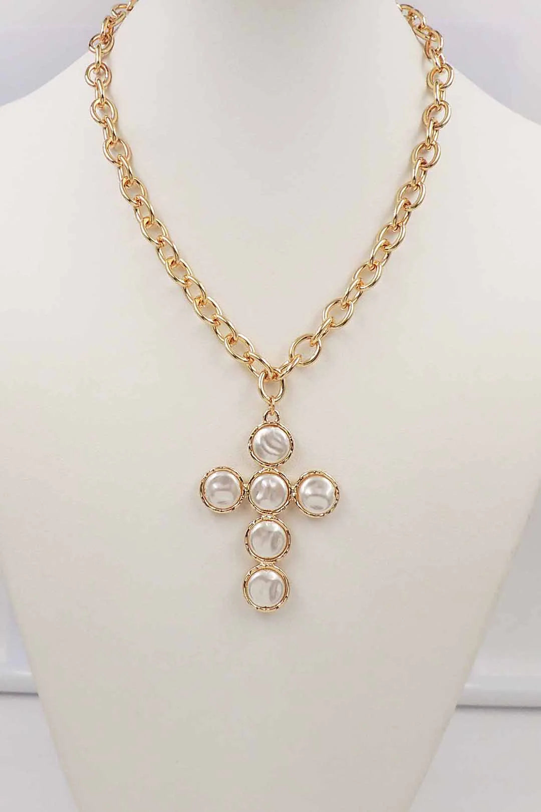 Coin Pearl Cross