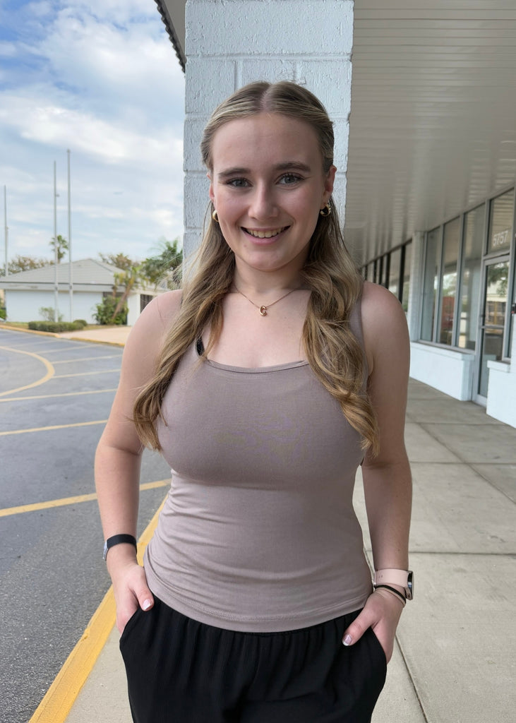 mocha perfect tank top
