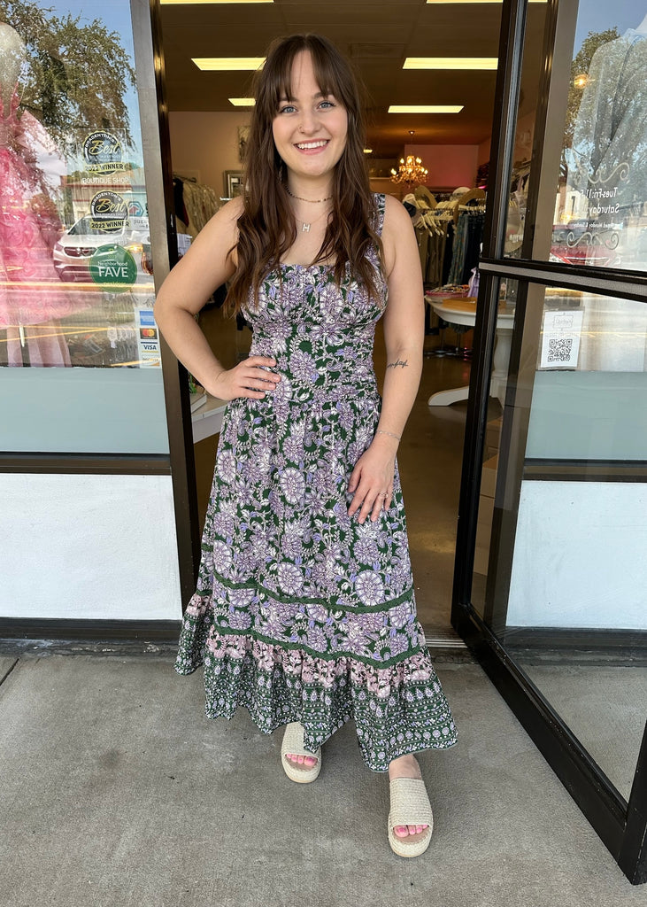 floral print sundress