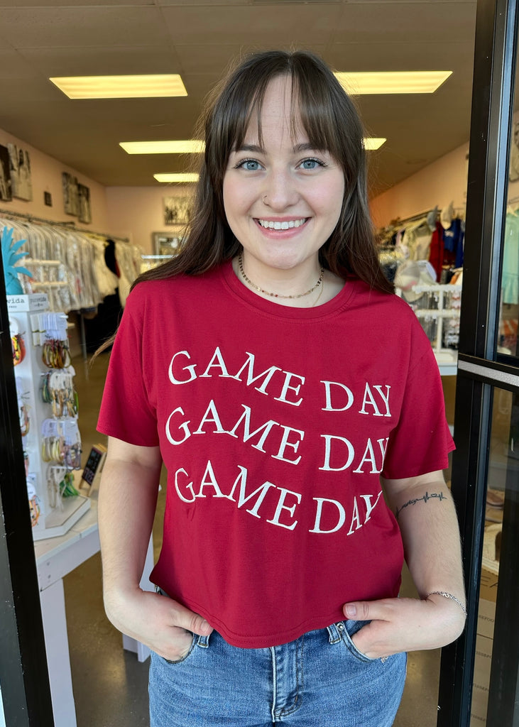 garnet game day top