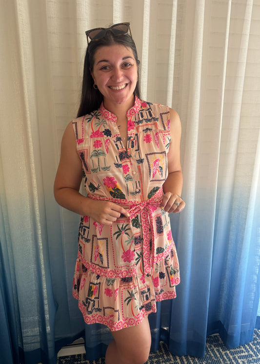 Tropical Breeze Mini Dress