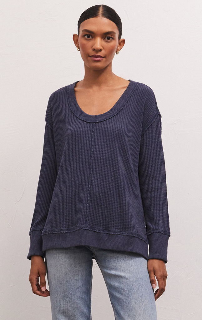 Z Supply: Willow Waffle LS Top