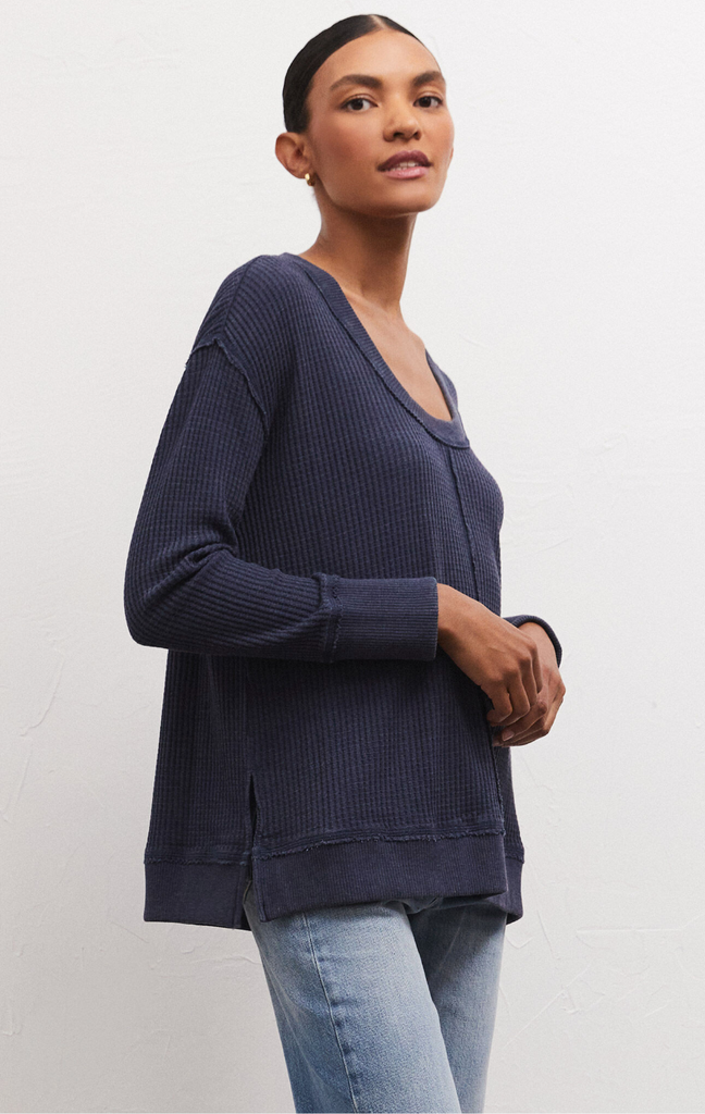 Z Supply: Willow Waffle LS Top
