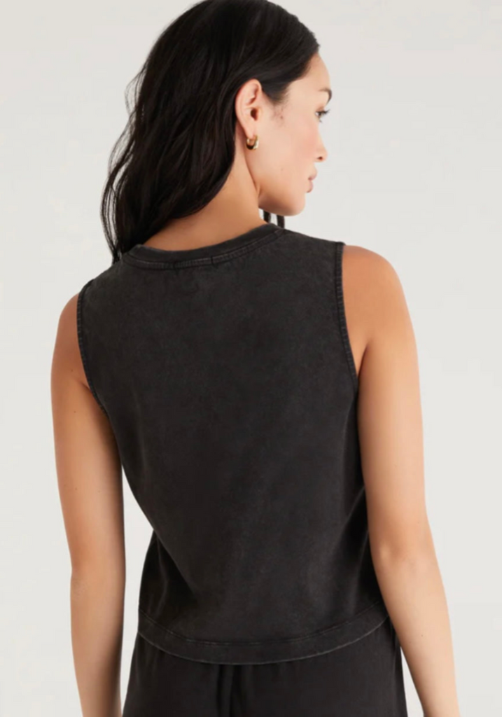 Black Jersey Tank