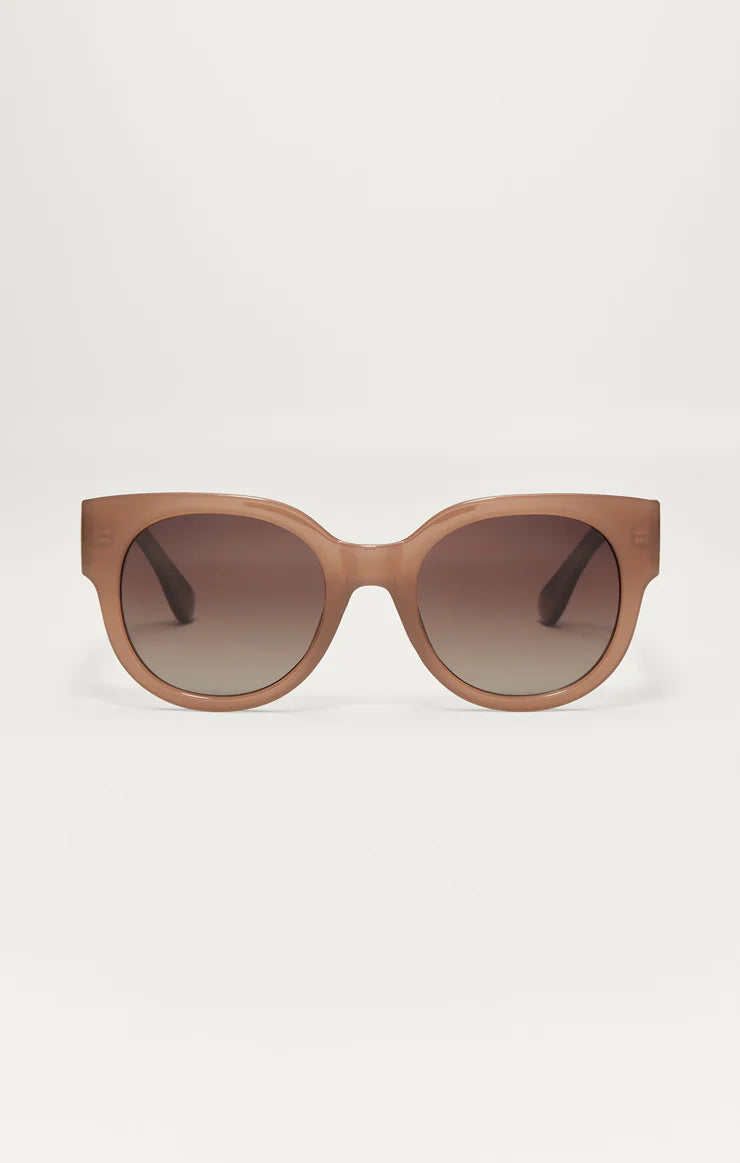 Z Supply: Lunch Date Polarized Sunglasses Taupe
