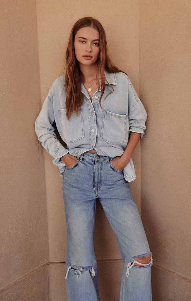 Z Supply: All Day Knit Denim Jacket