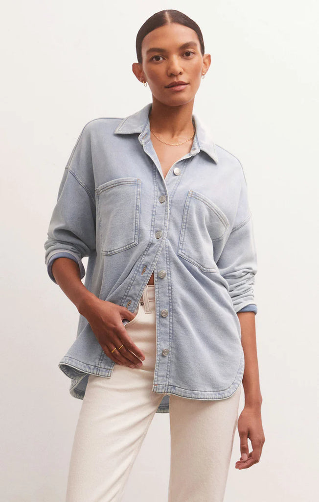 Z Supply: All Day Knit Denim Jacket
