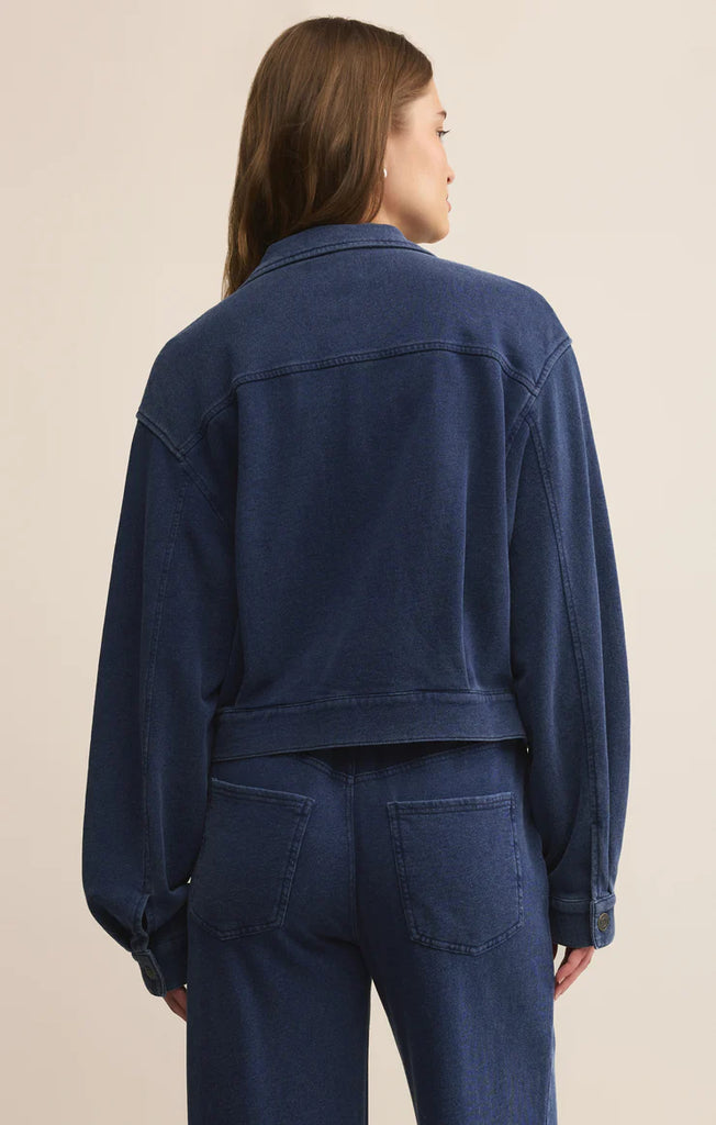 Z Supply: Heritage Knit Denim Jacket