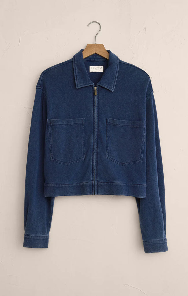 Z Supply: Heritage Knit Denim Jacket