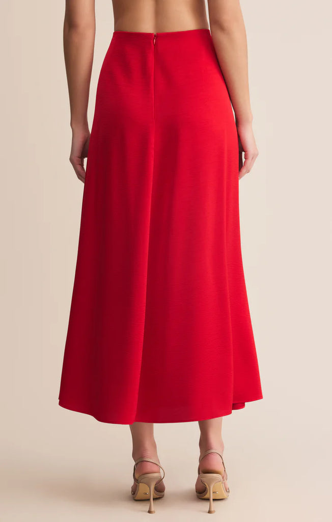 Z Supply: Northpointe Satin Midi Skirt