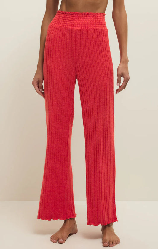 Z Supply: Dawn Smocked Silky Rib Pant