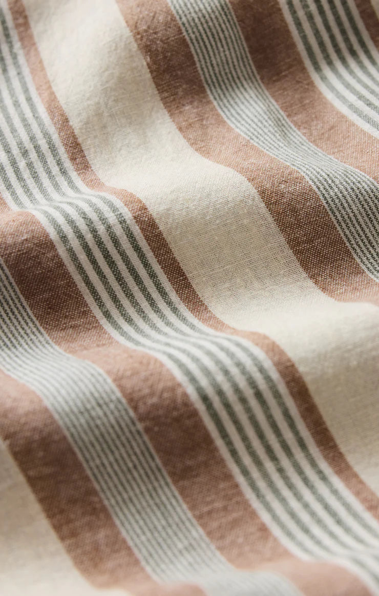 Z Supply: The Perfect Striped Linen Button Up