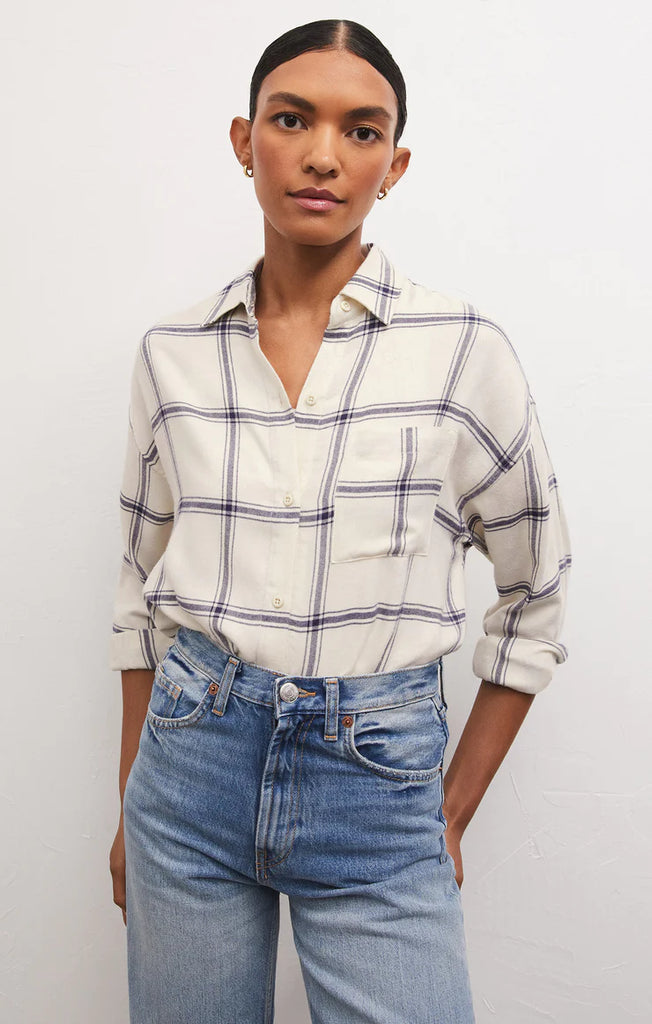 Z Supply: River Plaid Button Up