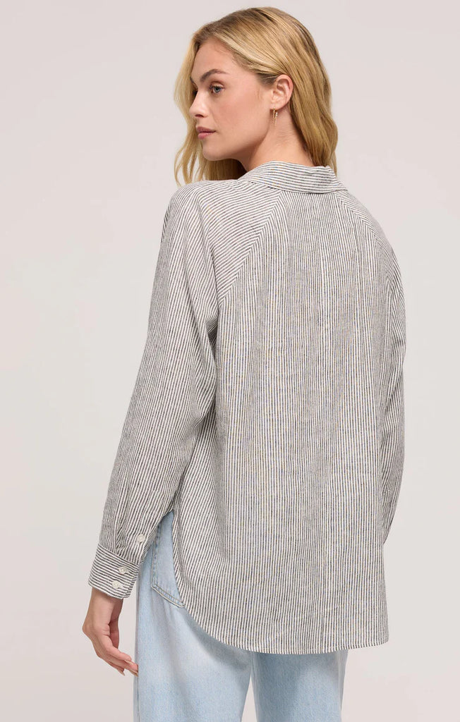 Z Supply: Perfect Linen Striped Top