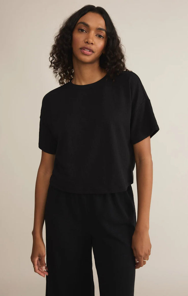 Z Supply: Sway Textured Crop Tee