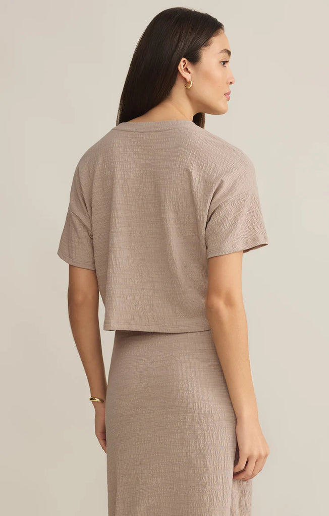 Z Supply: Sway Textured Crop Tee