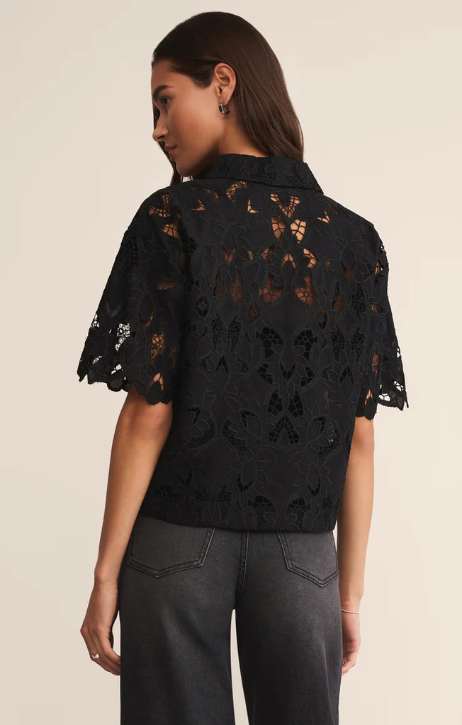 Z Supply: Midnight Embroidery Top