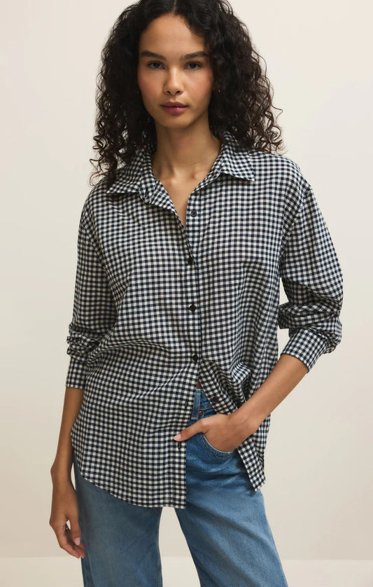 Z Supply: Seaport Gingham Button Up