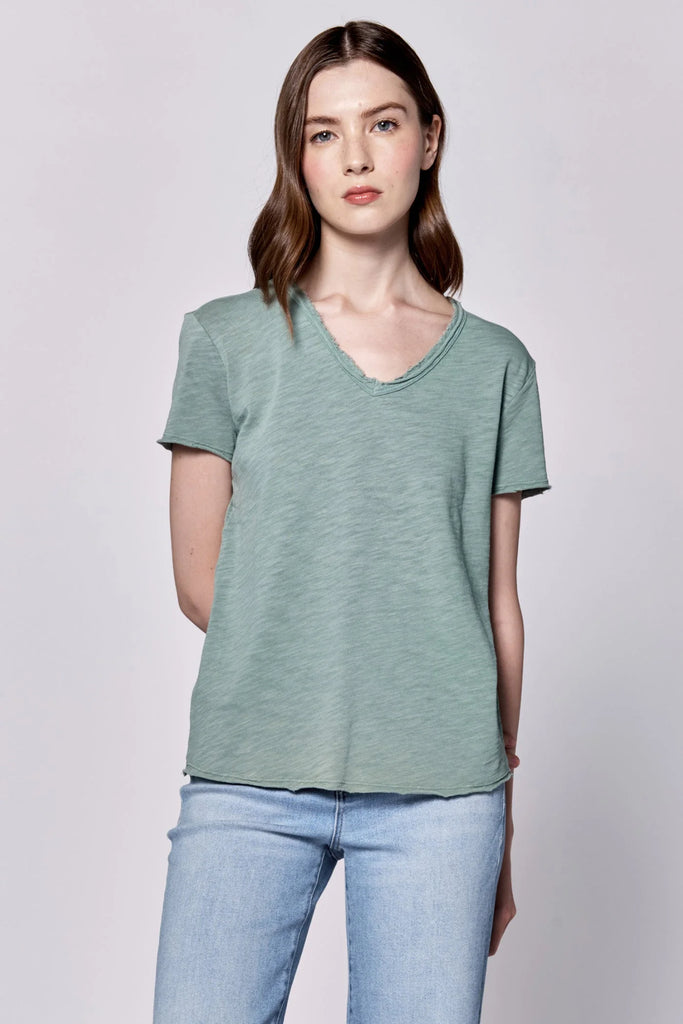soft green dear john tee short sleeve