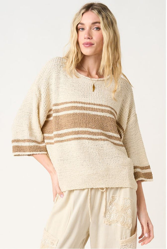 Seaside Sand Sweater Top