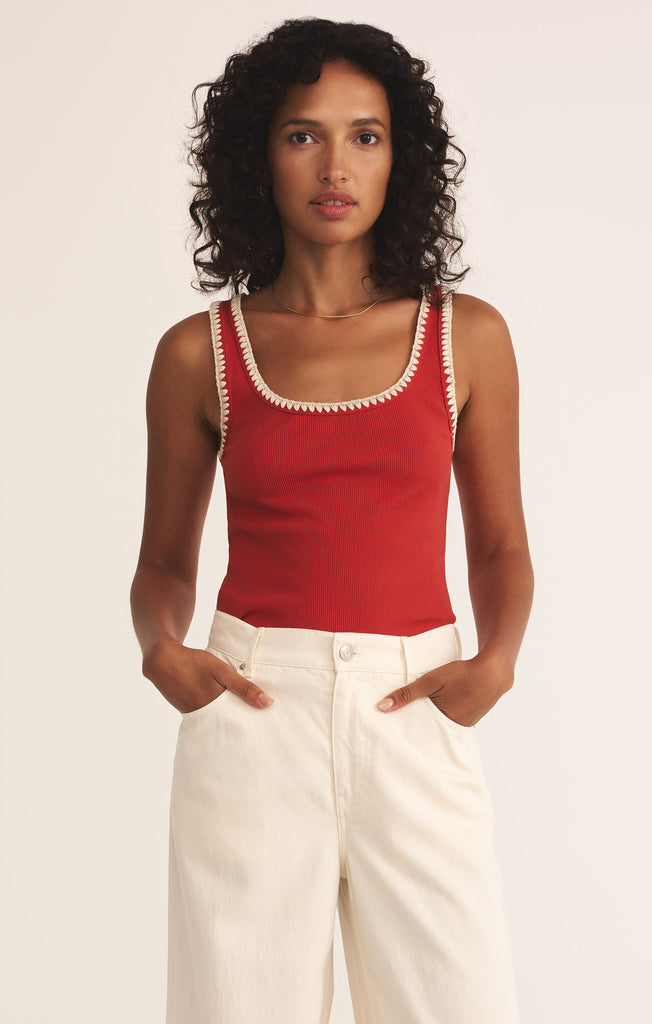 scoop neck tank