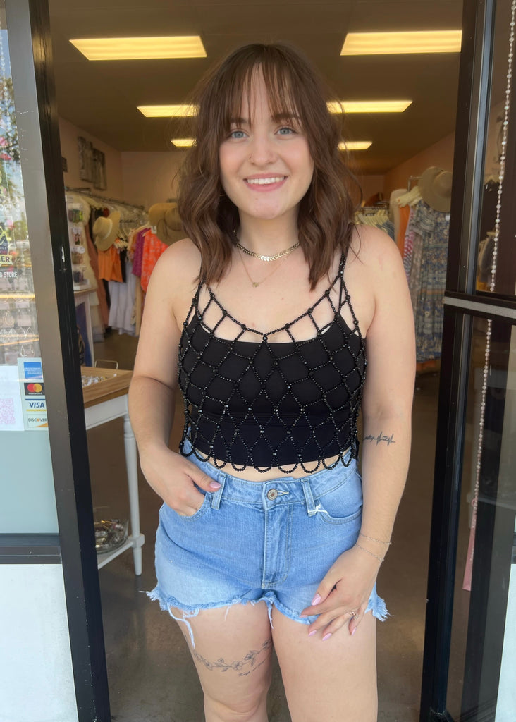 Premium Beaded Top